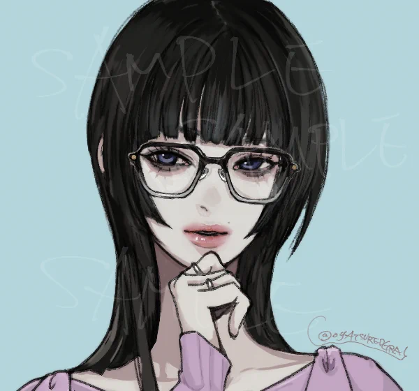 リピーター様にSKIMAにて、アイコンイラストを描かせていただきました!ご依頼ありがとうございました! 