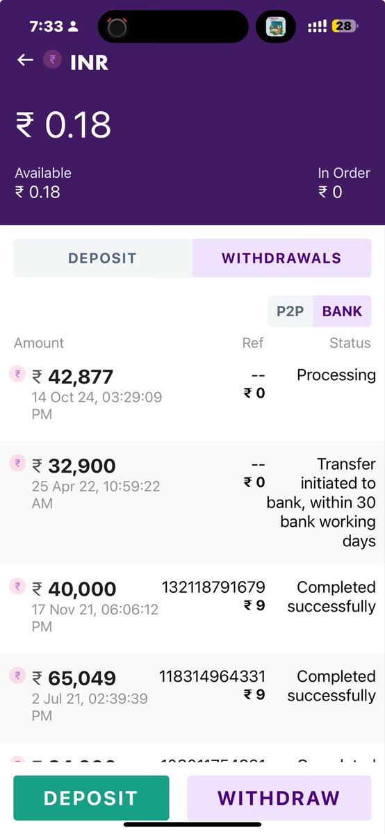 shaileshpant's tweet photo. @gauravdahake yeh withdrawal aaj ki date main ho paega app logon se https://t.co/S7GrlOVKzR