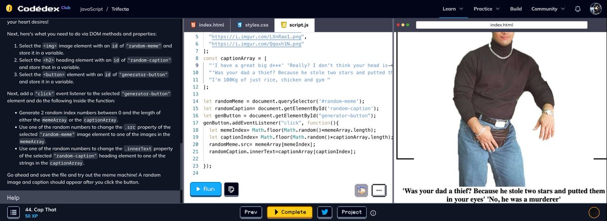 silvyethcode's tweet image. Cap That 🧢 #CodedexCapThat @codedex_io