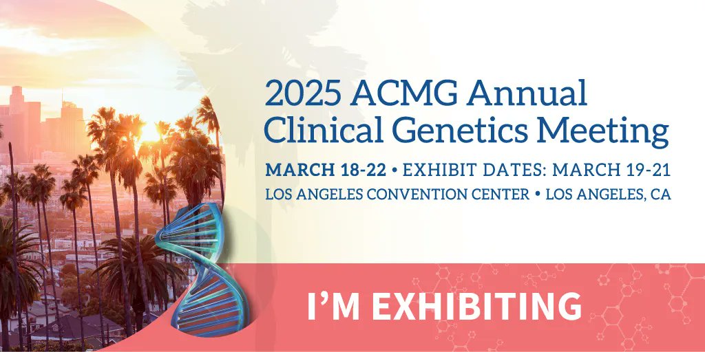 Tyra Biosciences (@tyrabiosciences) on Twitter photo <a href="/TyraBiosciences/">Tyra Biosciences</a> is joining #ACMGMtg25 March 18-22, 2025. Join us for the best four days of everything about #medicalgenetics!
Catch up with us at Booth #838 in the Exhibit Hall! <a href="/TyraBiosciences/">Tyra Biosciences</a> is joining #ACMGMtg25 March 18-22, 2025. Join us for the best four days of everything about #medicalgenetics!
Catch up with us at Booth #838 in the Exhibit Hall!