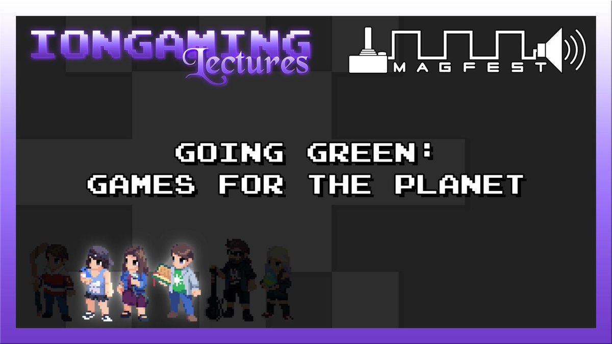 Want to see more academic video game lectures without the pesky event fee? You're in luck! 
Our panel, Going Green: Games for the Planet, delivered at MAGFest this January is now live! youtu.be/Dee783wWaTQ