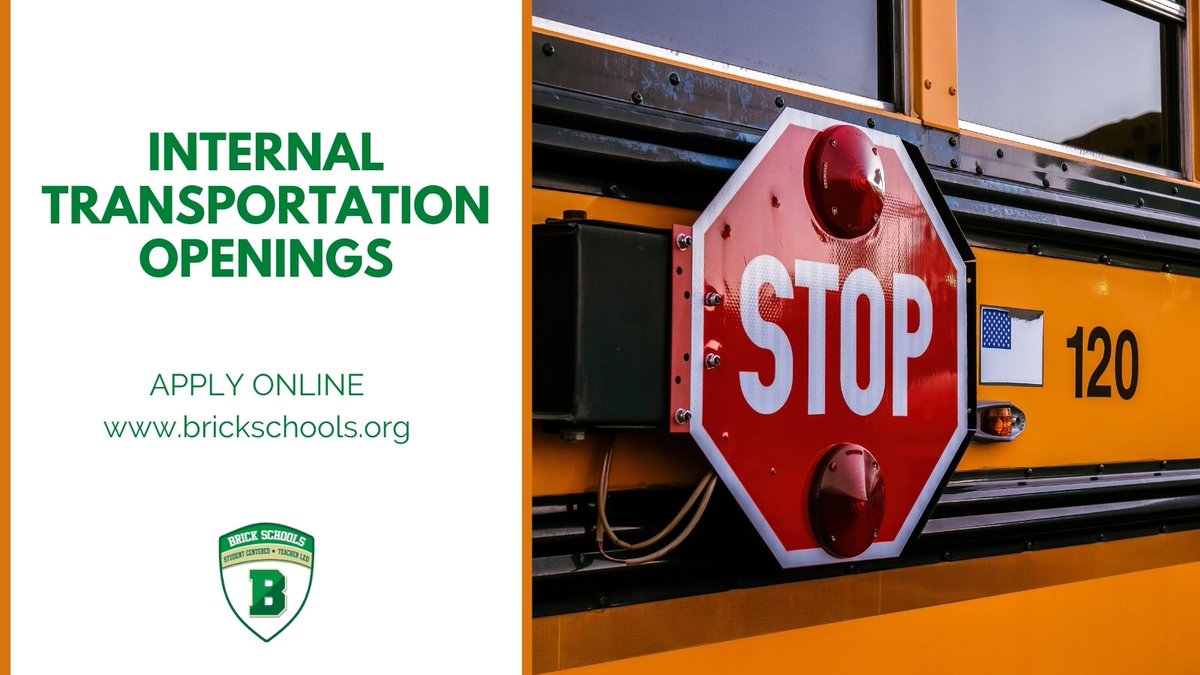 ‼️Current BTPS Drivers + Aides: Please check our website for NEW internal openings. <a href="/BTPSTransport/">BTPSTransportation</a> 
brickschools.org/our-district/h…