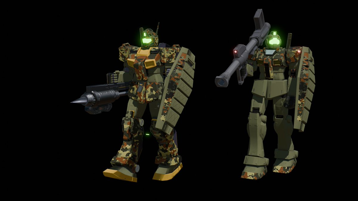 Johnham_141's tweet photo. RGM-79CR [G] GM Type C High Mobility Ground Type

One of my first ever MS bash using blender
#blender #Gundam #kitbash https://t.co/XS7jdV8eDe
