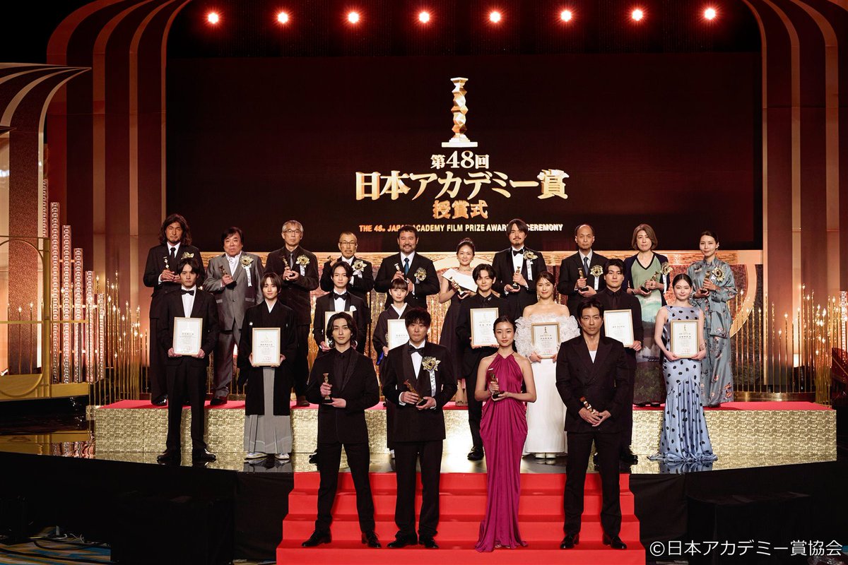 第48回 日本アカデミー賞 🏆
受賞結果&amp;授賞式レポートまとめ📝
cinema.u-cs.jp/awards/48th_ja…
　
受賞した皆様、誠におめでとうございます㊗
これまでCinema Art Onlineで応援してきた作品やご縁を頂きました映画人の皆様が数々の賞に輝いたこと心よりお喜び申し上げます。
　
新人俳優賞🏆
(#齋藤飛鳥