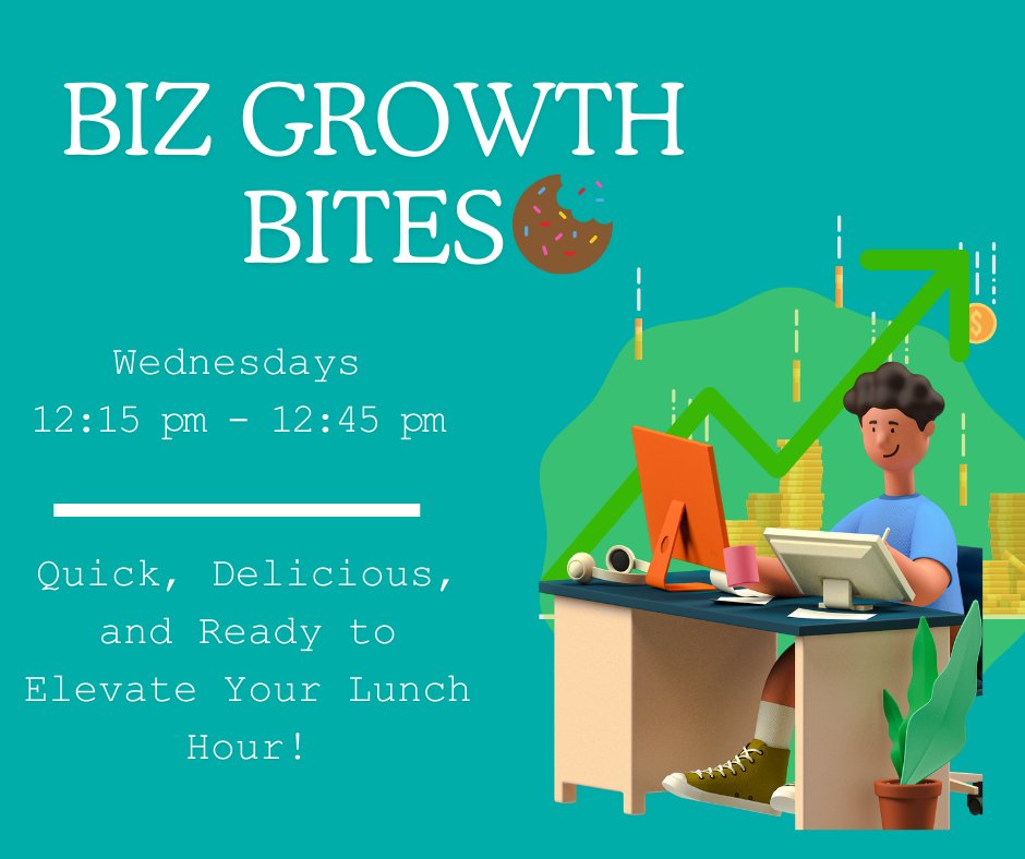Biz Growth Bites - This Wednesday on ZOOM!! - mailchi.mp/b93638b31dc8/b…