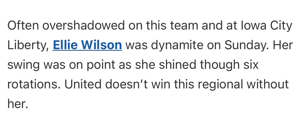Ellie Wilson (@elliewilson_12) on Twitter photo Thank you <a href="/RobHoweHN/">Rob Howe 🇺🇸🇺🇦</a>! <a href="/CoachByale/">Brian Yale</a> had us motivated and ready to go and every girl on the team showed up and contributed! I am so lucky to be surrounded by such high caliber players at <a href="/Liberty_VB/">Liberty High School Volleyball</a> and <a href="/IowaUnitedVB/">Iowa United Volleyball</a>! Thank you <a href="/RobHoweHN/">Rob Howe 🇺🇸🇺🇦</a>! <a href="/CoachByale/">Brian Yale</a> had us motivated and ready to go and every girl on the team showed up and contributed! I am so lucky to be surrounded by such high caliber players at <a href="/Liberty_VB/">Liberty High School Volleyball</a> and <a href="/IowaUnitedVB/">Iowa United Volleyball</a>!