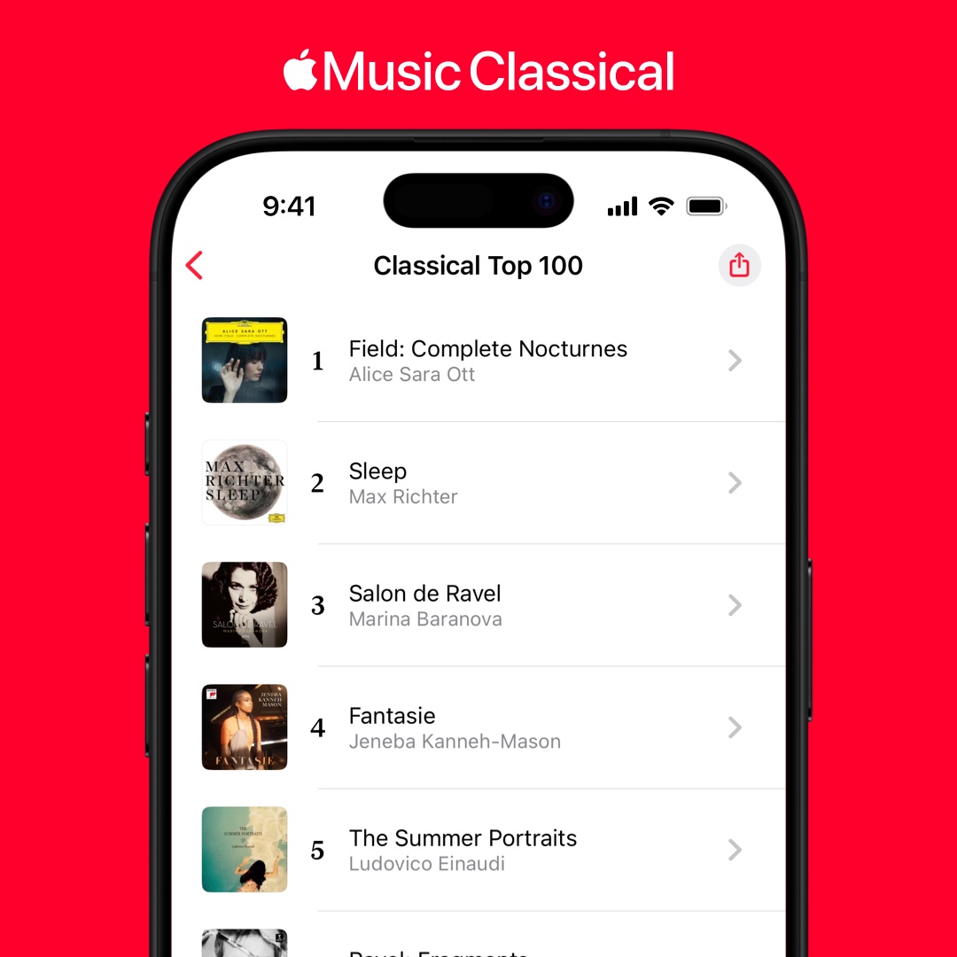 Apple Music Classical (@appleclassical) on Twitter photo .<a href="/AliceSaraOtt/">Alice Sara Ott</a> has done it again: her latest album has topped the #AppleClassicalTop100 ❤️🔥
apple.co/ClassicalTop100 #クラシックトップ100 #ピアニスト .<a href="/AliceSaraOtt/">Alice Sara Ott</a> has done it again: her latest album has topped the #AppleClassicalTop100 ❤️🔥
apple.co/ClassicalTop100 #クラシックトップ100 #ピアニスト