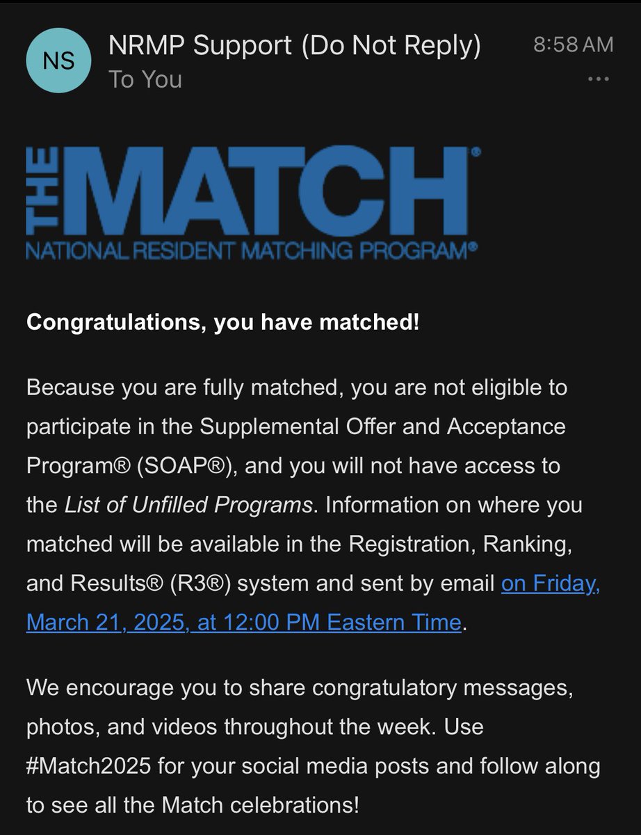 I am going to be a RADIOLOGIST!!! Beyond excited for the next chapter! Can’t wait to see where this journey leads me on Friday! Huge thanks to everyone who supported me along the way! #Match2024 #FutureRadiologist <a href="/TheNRMP/">NRMP®</a>
