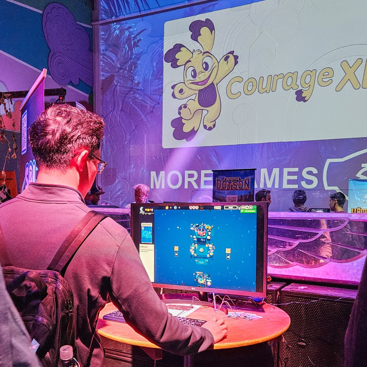 RubberDuck_G's tweet image. Kingdom of Cards was showcased at #CourageXL thanks to our friends from @GamirrorGames were some people had the opportunity to give it a try.

It was great seeing people dive into the game and hearing their feedback. Thanks to everyone who dropped by—more news coming soon!
