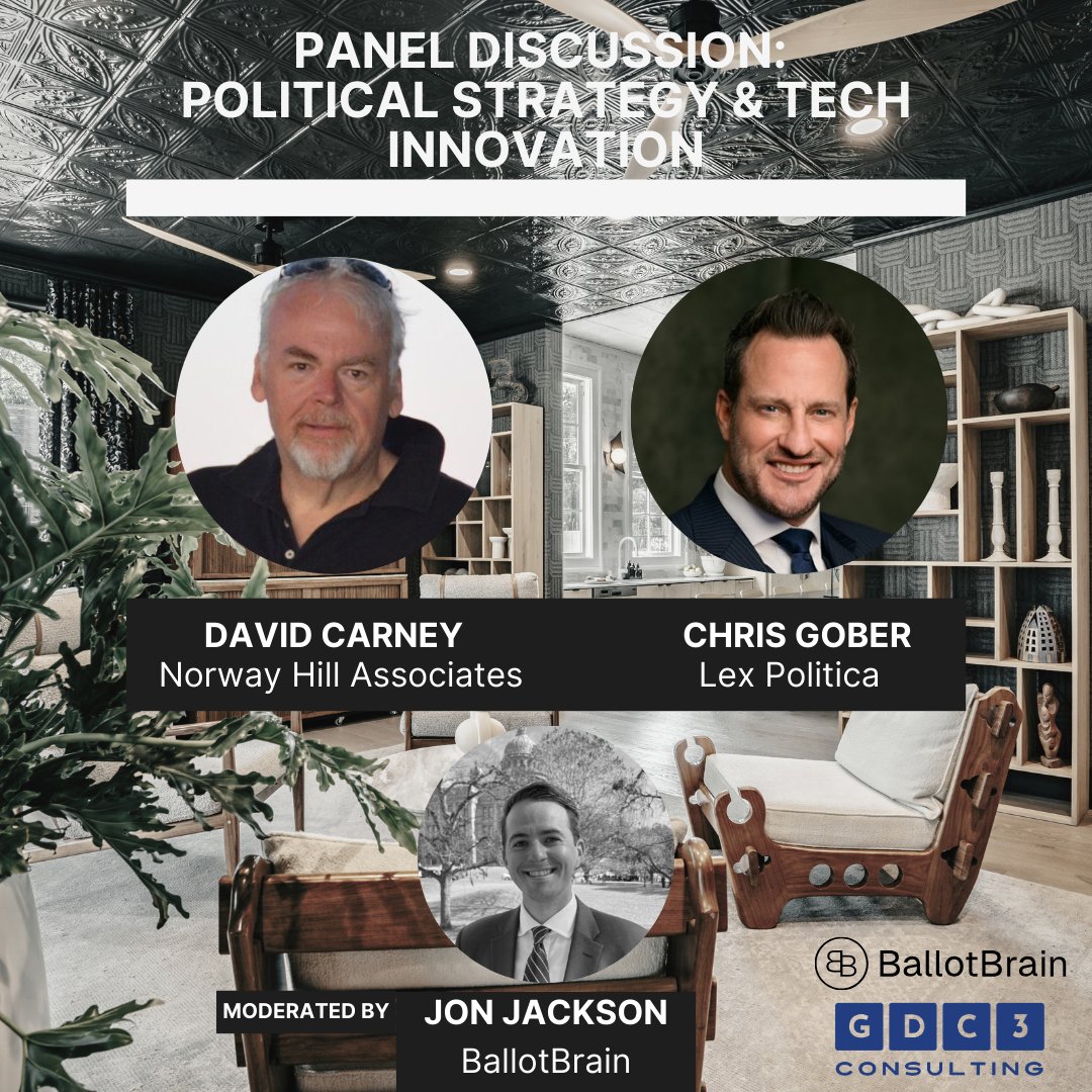 Jon Jackson (@jonjack_usa) on Twitter photo Excited to moderate a discussion with two legends of political strategy later this week in Austin before the Reed Awards.
Note: we are over capacity. Please join the waitlist here: lu.ma/7b16h8v7
<a href="/BallotBrain_/">BallotBrain</a> & GDC3 will have the bar flowing!
<a href="/spencerdavis_tx/">Spencer Davis ๐บ๐ธ</a> Excited to moderate a discussion with two legends of political strategy later this week in Austin before the Reed Awards.
Note: we are over capacity. Please join the waitlist here: lu.ma/7b16h8v7
<a href="/BallotBrain_/">BallotBrain</a> & GDC3 will have the bar flowing!
<a href="/spencerdavis_tx/">Spencer Davis ๐บ๐ธ</a>