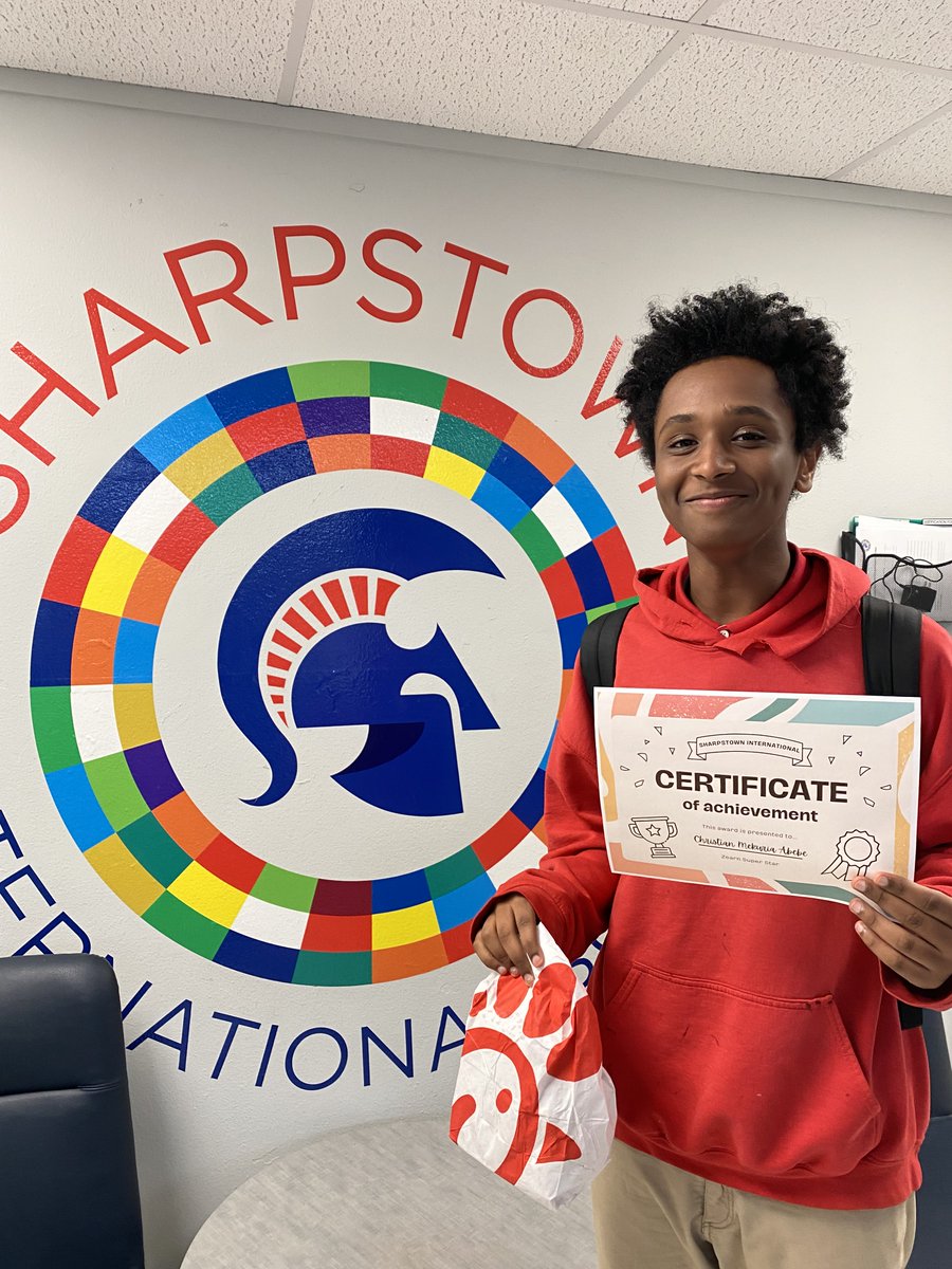 Congrats to Christian for completing the most Zearn lessons! 🎉 To celebrate his hard work, he was awarded a Chick-fil-A lunch! Keep up the amazing effort, Christian!