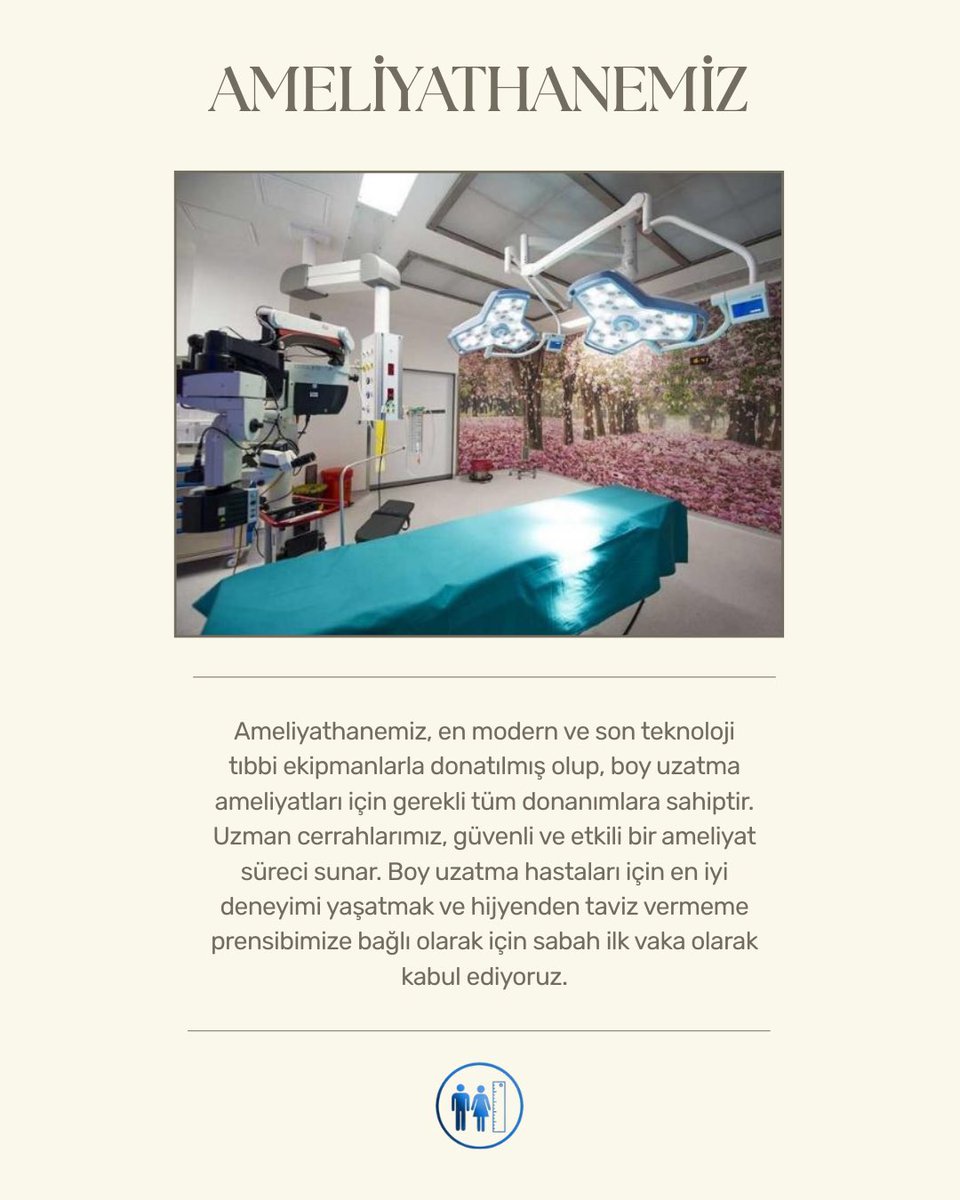 Boy uzatma ameliyatlarımızı, BHT Clinic Hastanemizde son teknolojiye sahip ameliyathanelerde gerçekleştiriyoruz.

#boyuzatmaameliyatı #boy #hastane