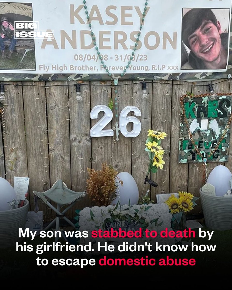 “Kasey wanted to get away, but he couldn’t."

The family of Kasey Anderson, who was killed by his partner, are speaking out in the hope that they can prevent others suffering the same fate ⤵️ 

bigissue.com/news/kasey-and…