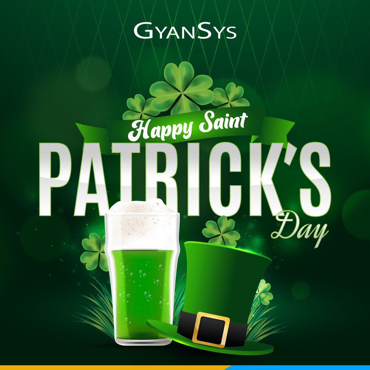 GyanSys's tweet image. 🍀 Happy St. Patrick&apos;s Day from #GyanSys! 🍀 Today, we&apos;re all about the shamrock spirit!  💚 Whether you&apos;re rocking your new green fit, indulging in some festive treats, or just vibing with the festivities, we hope your day is lucky!
#StPatricksDay #LuckOfTheTech #ShamrockAndRoll