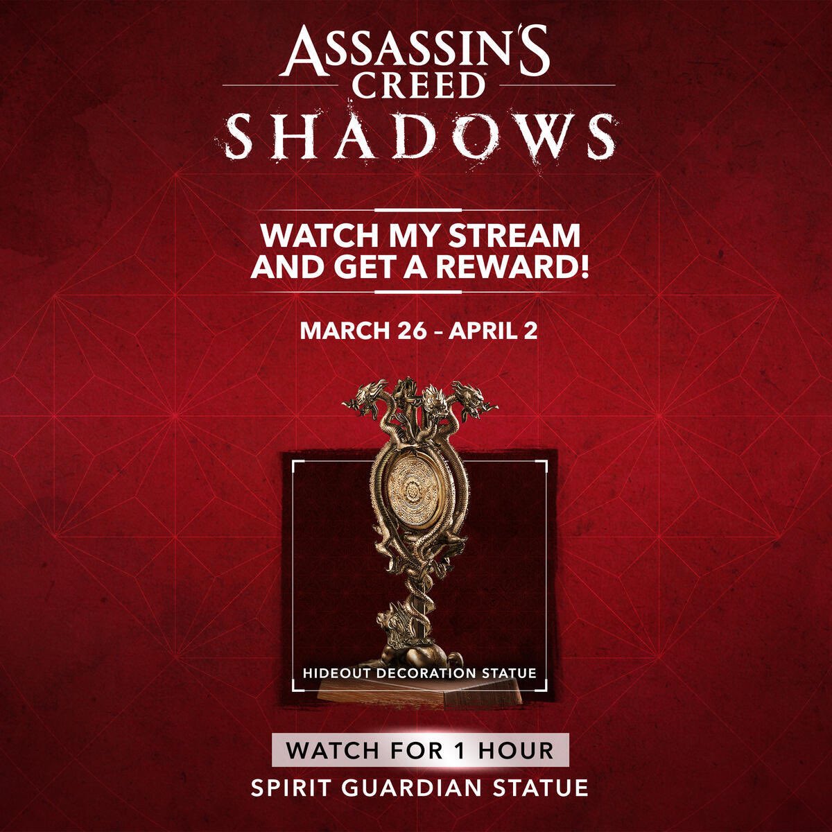 itskahlil_'s tweet photo. I’ve partner up with Ubisoft to stream one of the highly anticipated games of 2025, Assassin’s Creed Shadows. 

Come join me on Tomorrow March 18th at 6pm, two days ahead of its official launch.

https://t.co/FEoM7yDmqA

 #ubisoftpartner https://t.co/qR8rNAaZGp