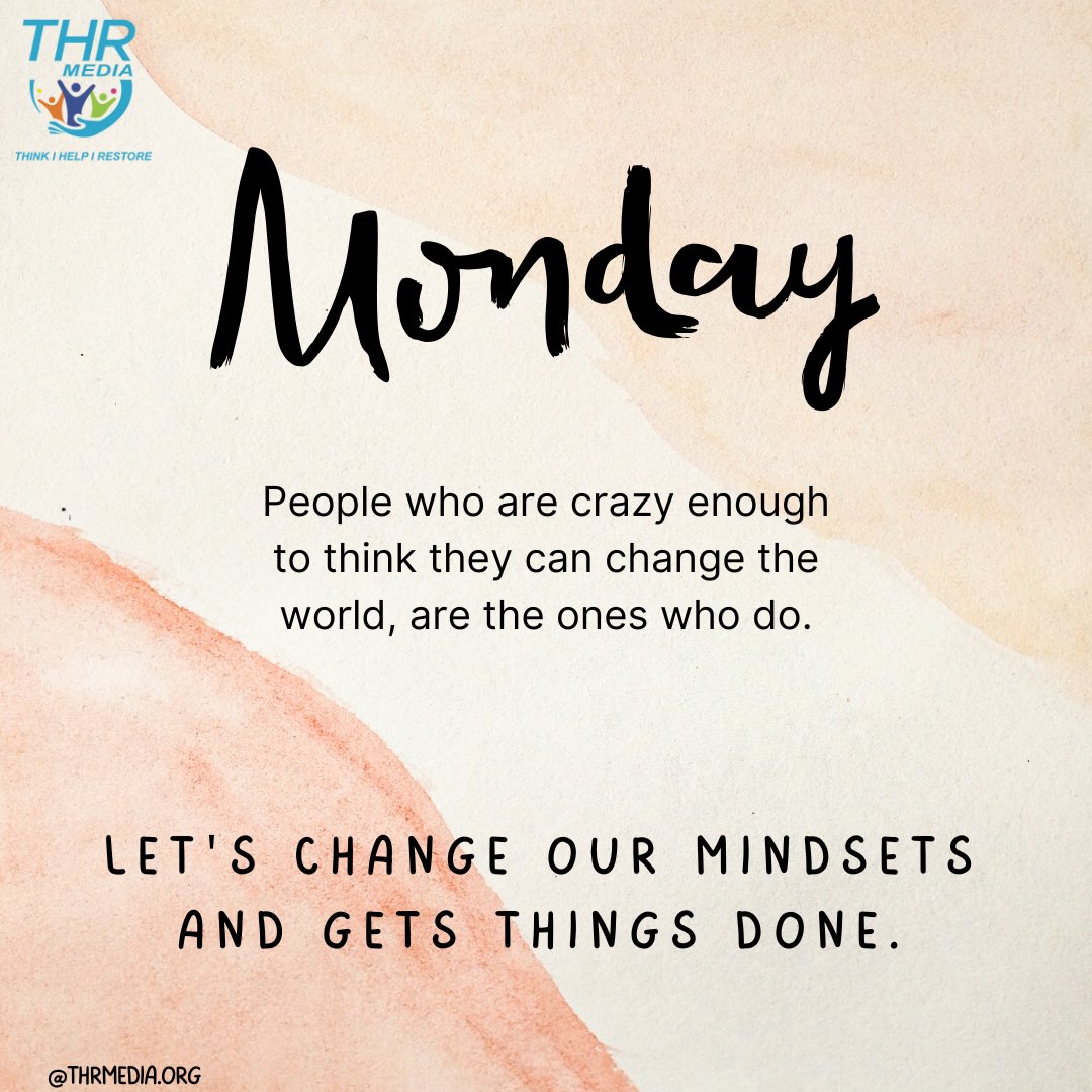 ThrHub's tweet photo. There is a saying that goes “think the impossible”  and another one that says “as you think in your heart…” complete it

It is a new week start by think  the most impossible and see how it will play out.

Have a great week.

#monday #thinkbig #positivethought #positivethinking https://t.co/PdlPrXEcTD
