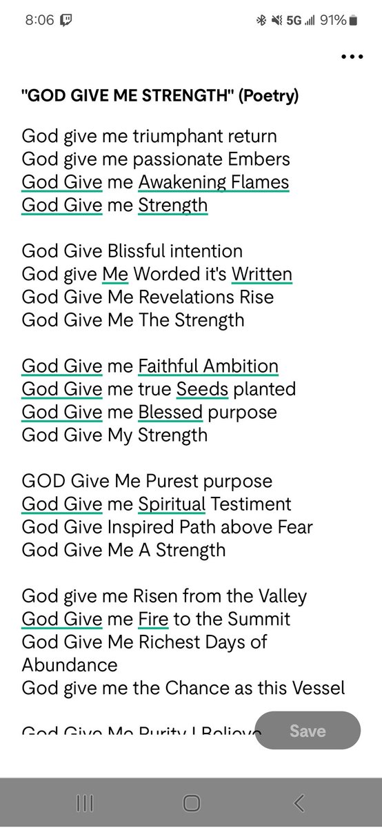 edwinpierrot13's tweet photo. When the power of the Word and the True Spirit of A Poetic Prayer come together to speak within God Amen 
#Poetry #Poem #Songwriting #CountryMusic #InJesusName #Scripture #InChristITrust #ThruChristITrust #ThankYouJesus 
@HallowApp @markwahlberg @prattprattpratt @alexathallow https://t.co/wGC7KYN2JZ