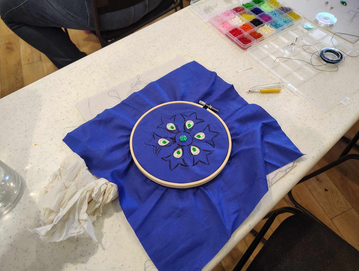 Thank you to everyone who attended the Wassamasaw Tribe's Applique Beading Class on 3/15/25 at the Old Santee Canal Park. Thank you to everyone who continues to come out and support our monthly Culture Classes. 

"One community, one family"
#wassamasaw
#Etiwan
#Catawba
#Edisto