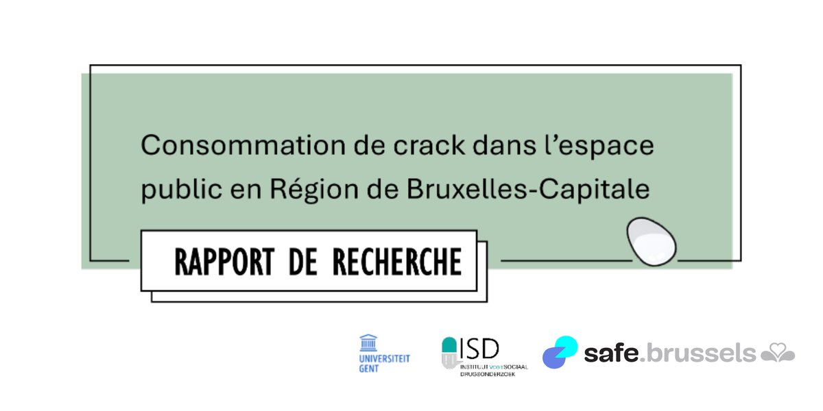 📢 Nouvelle étude : Une collaboration inédite entre l'Université de Gand et l’Observatoire de safe.brussels qui dresse un état des lieux de la consommation de crack en Région bruxelloise et ses impacts sociaux. 👉 safe.brussels/fr/etat-des-li… 
#safebrussels