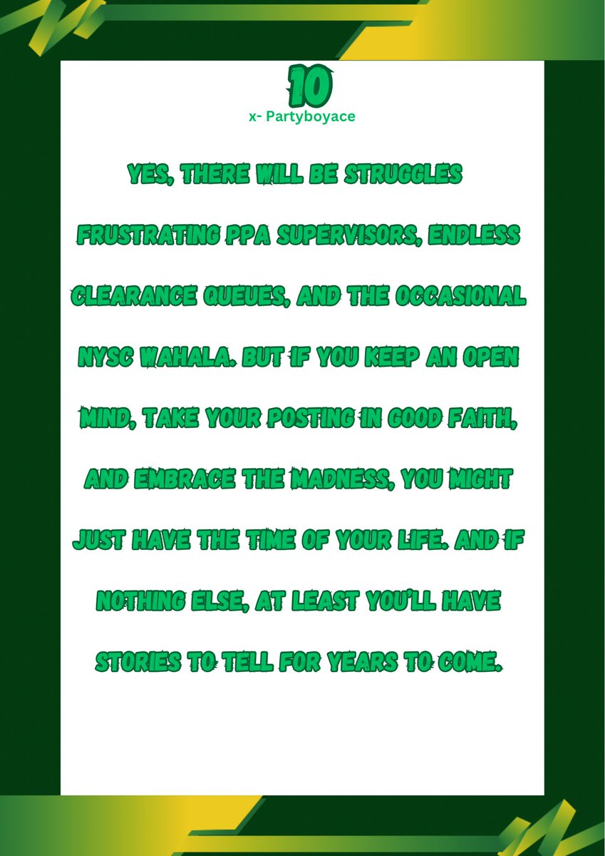 Imicee__'s tweet photo. #NYSC #NYSCREFORMS https://t.co/2StHWpX8Xd