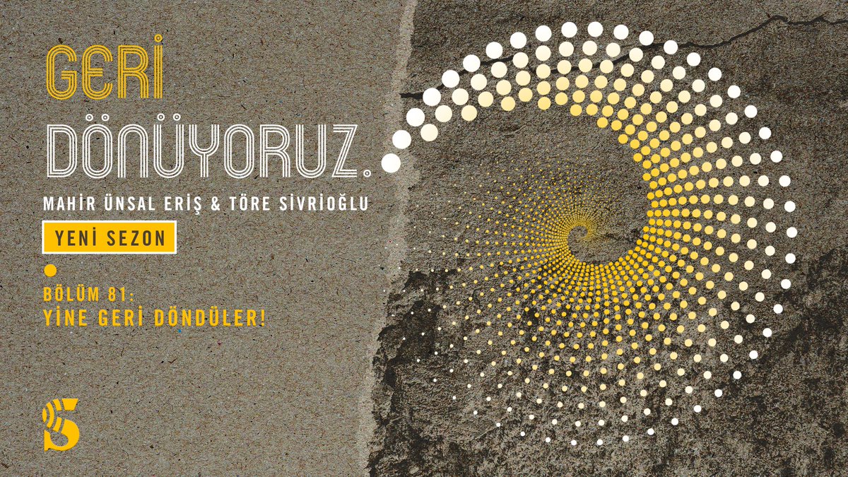 Geri Dönüyoruz (@geri_donuyoruz) on Twitter photo 🏛️ <a href="/koenagadol/">mahir ünsal eriş</a> ve <a href="/tore_sivrioglu/">Töre Sivrioğlu</a>'yla Geri Dönüyoruz, üçüncü sezonunu açıyor!
🗣️ Yakında çıkması planlanan Geri Dönüyoruz kitabı, Şemseddin Sâmi sohbeti, Töre'nin kitaba dönüşen el yazısı defterleri... Hepsi ve daha fazlası bu bölümde!
🎧 Dinlemek için: open.spotify.com/episode/1PY5U9… 🏛️ <a href="/koenagadol/">mahir ünsal eriş</a> ve <a href="/tore_sivrioglu/">Töre Sivrioğlu</a>'yla Geri Dönüyoruz, üçüncü sezonunu açıyor!
🗣️ Yakında çıkması planlanan Geri Dönüyoruz kitabı, Şemseddin Sâmi sohbeti, Töre'nin kitaba dönüşen el yazısı defterleri... Hepsi ve daha fazlası bu bölümde!
🎧 Dinlemek için: open.spotify.com/episode/1PY5U9…