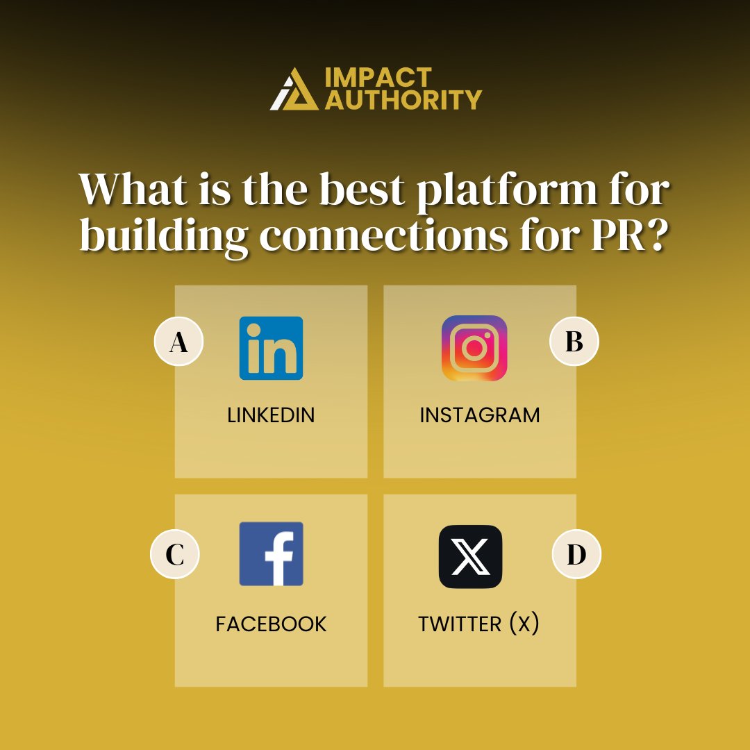 AuthorityImpact's tweet photo. Drop a comment below and tell us your go-to platform for networking and amplifying your brand! 💬#impactauthority #PRNetworking #SocialMediaForPR #LinkedIn #Instagram #Facebook #TwitterX #PRStrategy #BrandBuilding #BuildConnections #SocialMediaTips https://t.co/uGG2Gw7soz