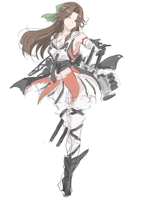 久々にうちの神通[廻]弐殴り描き 