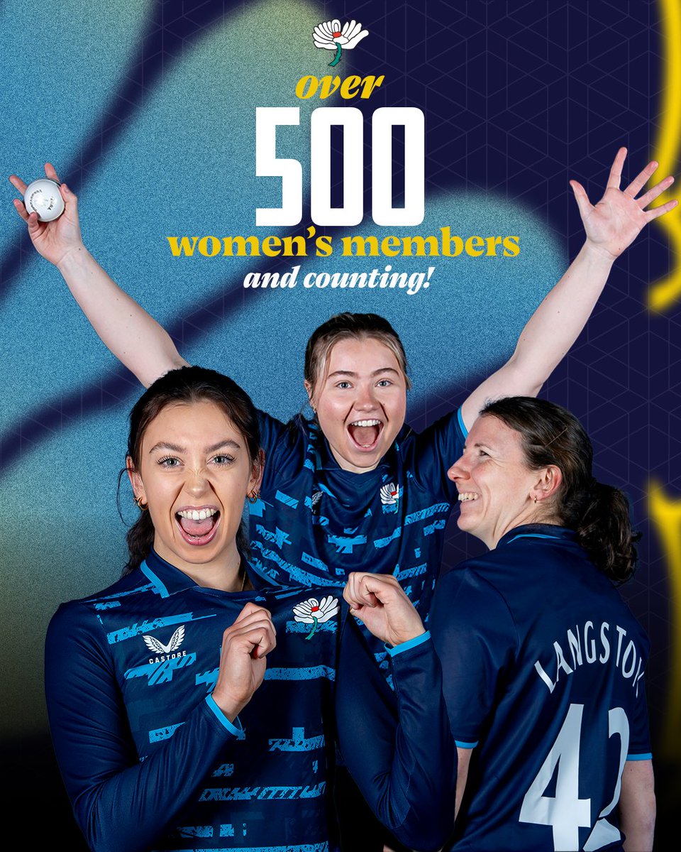 Just 5️⃣ days ago, we launched our free Yorkshire Women's Memberships for 2025 and there are already over 500 of you 🤯

Show your support and secure a Yorkshire Women's membership now ➡ tinyurl.com/womens-members…