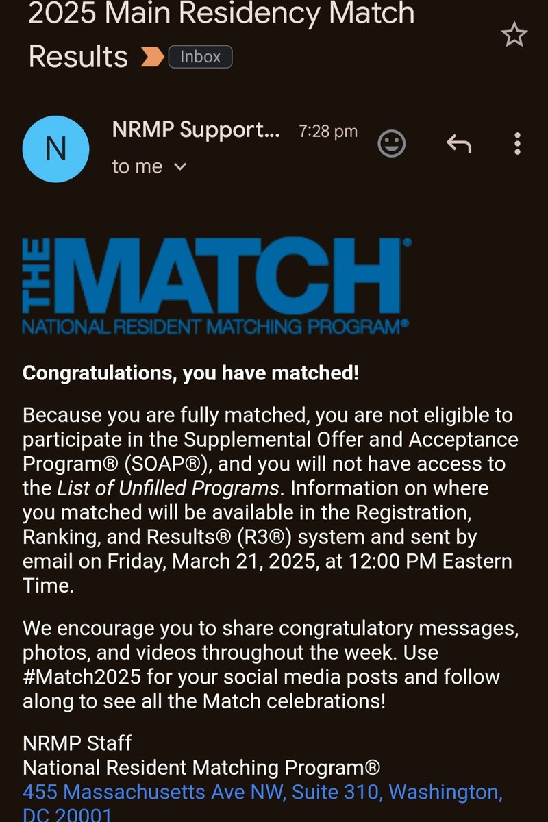 Grateful for the help and support from all my mentors, family and friends🥳
#MatchDay #match2025