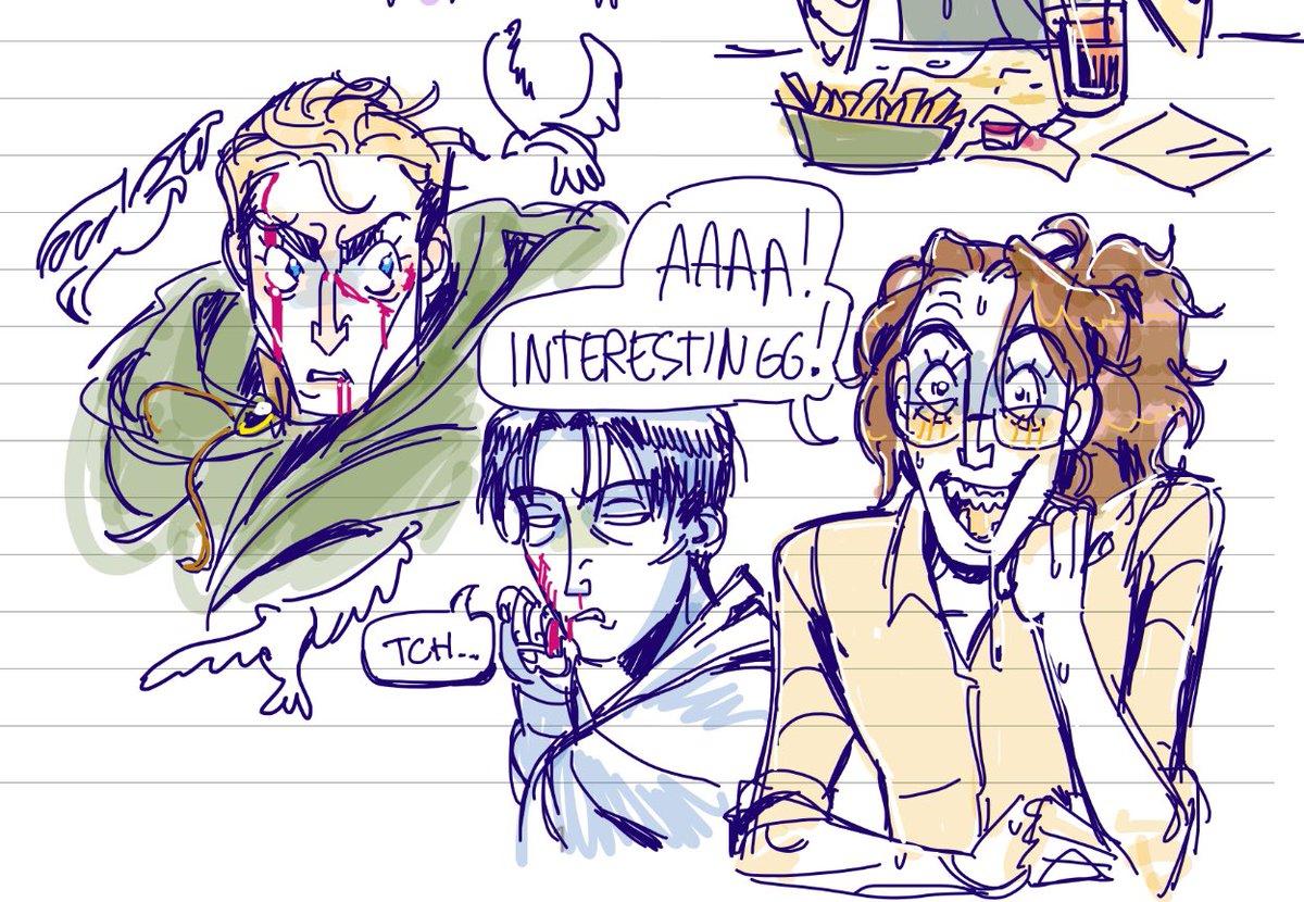 todays doodles areeee silco having dinner with himself and me revisiting my roots. do i post too much… dont get sick of me…