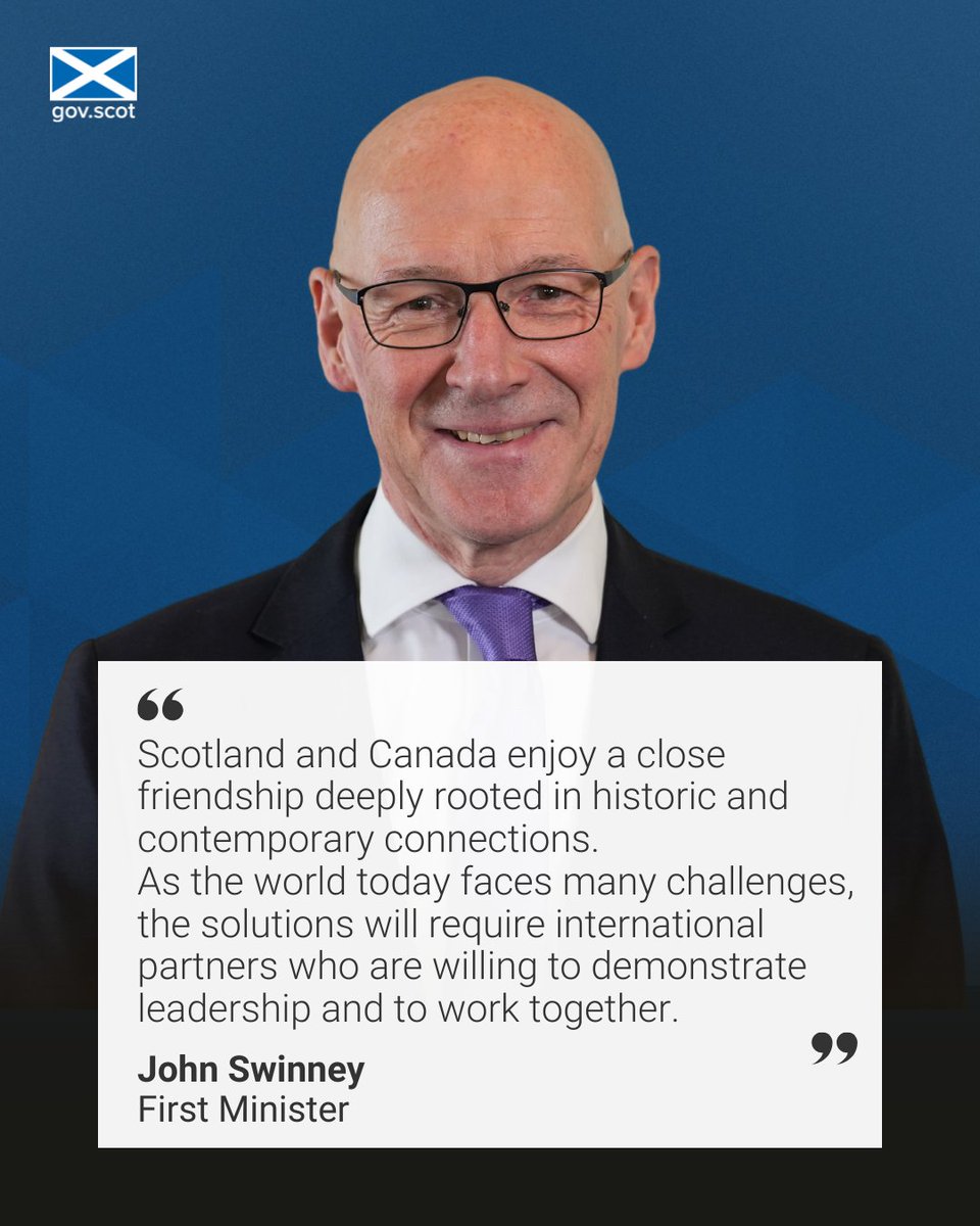 First Minister (@scotgovfm) on Twitter photo First Minister <a href="/JohnSwinney/">John Swinney</a> has written to <a href="/MarkJCarney/">Mark Carney</a> to congratulate him on becoming Prime Minister of Canada.
He has also written to <a href="/JustinTrudeau/">Justin Trudeau</a> to congratulate him on his service and leadership as Prime Minister.
Read more ➡️ ow.ly/fEWX50Vj5Z4 First Minister <a href="/JohnSwinney/">John Swinney</a> has written to <a href="/MarkJCarney/">Mark Carney</a> to congratulate him on becoming Prime Minister of Canada.
He has also written to <a href="/JustinTrudeau/">Justin Trudeau</a> to congratulate him on his service and leadership as Prime Minister.
Read more ➡️ ow.ly/fEWX50Vj5Z4