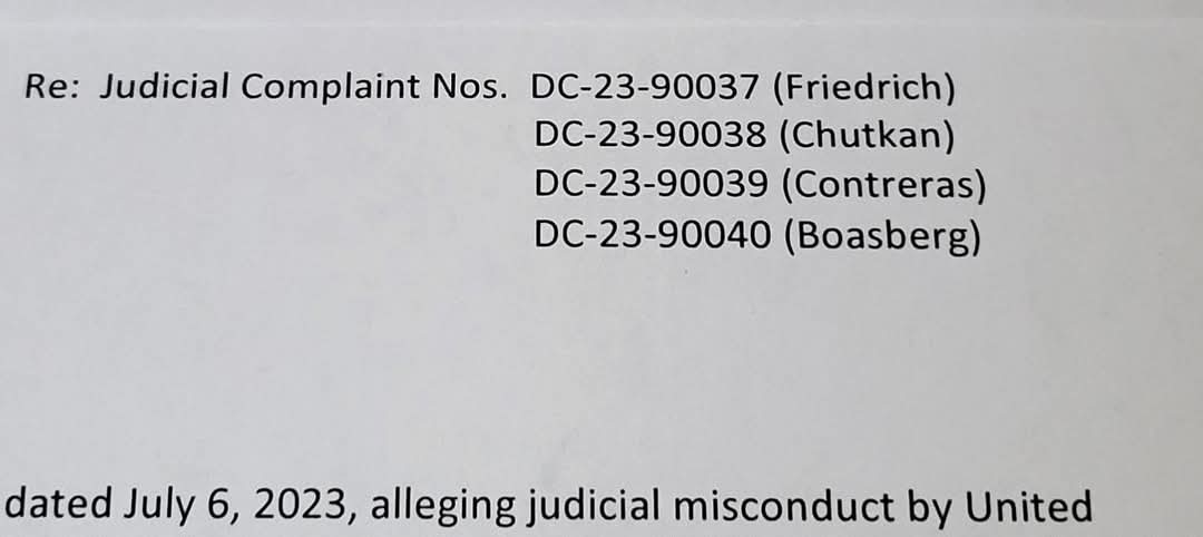 Not nice! Obstruction of Justice and Interference of my Tort case in DC.