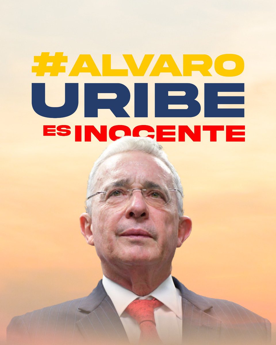 ¿Quién más está convencido de la inocencia del Gran Colombiano?

Alcen la mano 🤚 

#AlvaroUribeEsInocente