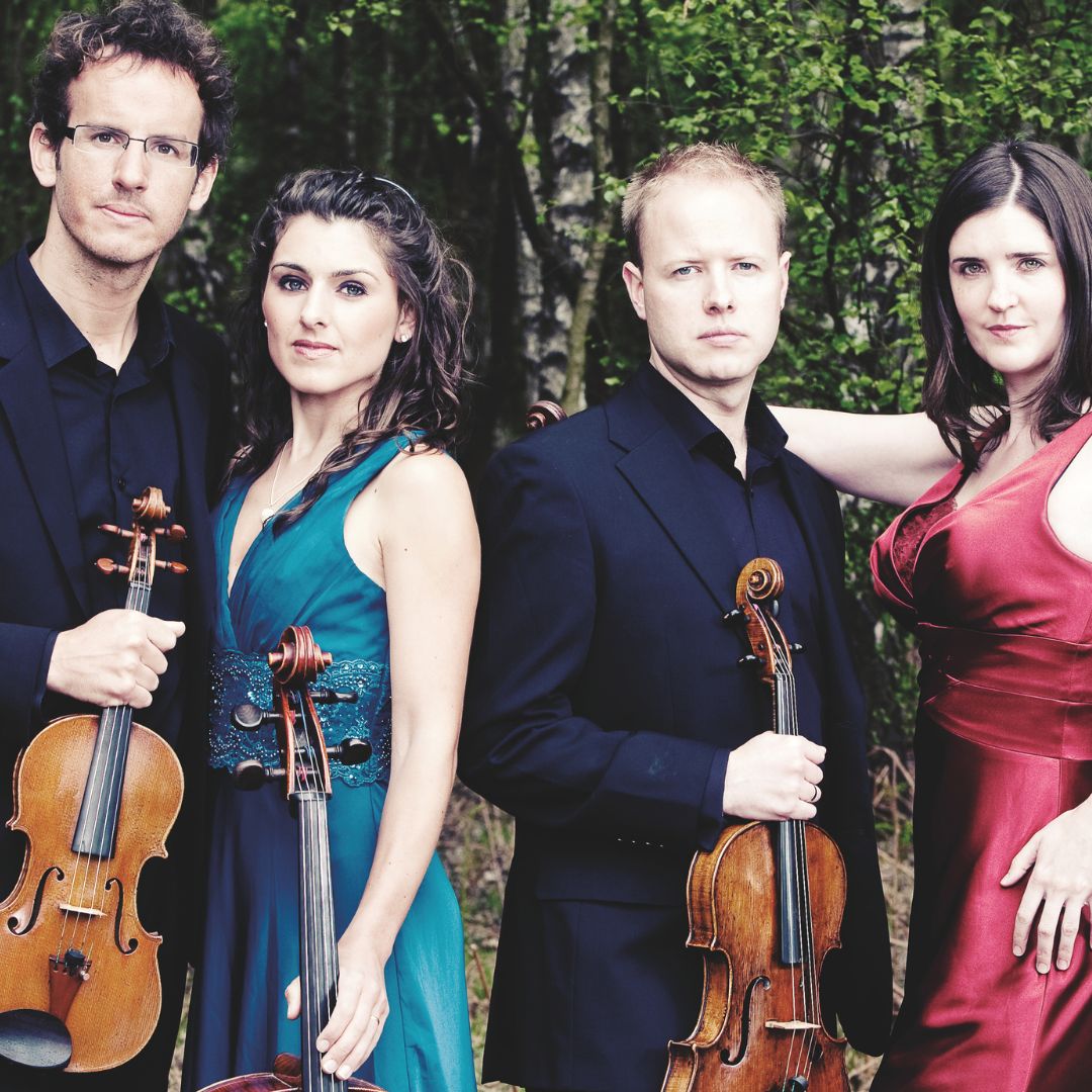 Tonight! Playing works by Haydn, Shostakovich, and Dvořák, New Town Concerts presents the Carducci String Quartet.

🕛 Timings
6.15pm Box Office Open
6.45pm Venue Doors and Bar Open
7.45pm Concert Start
8.35pm Interval
8.55pm Second Half
9.25pm Concert End