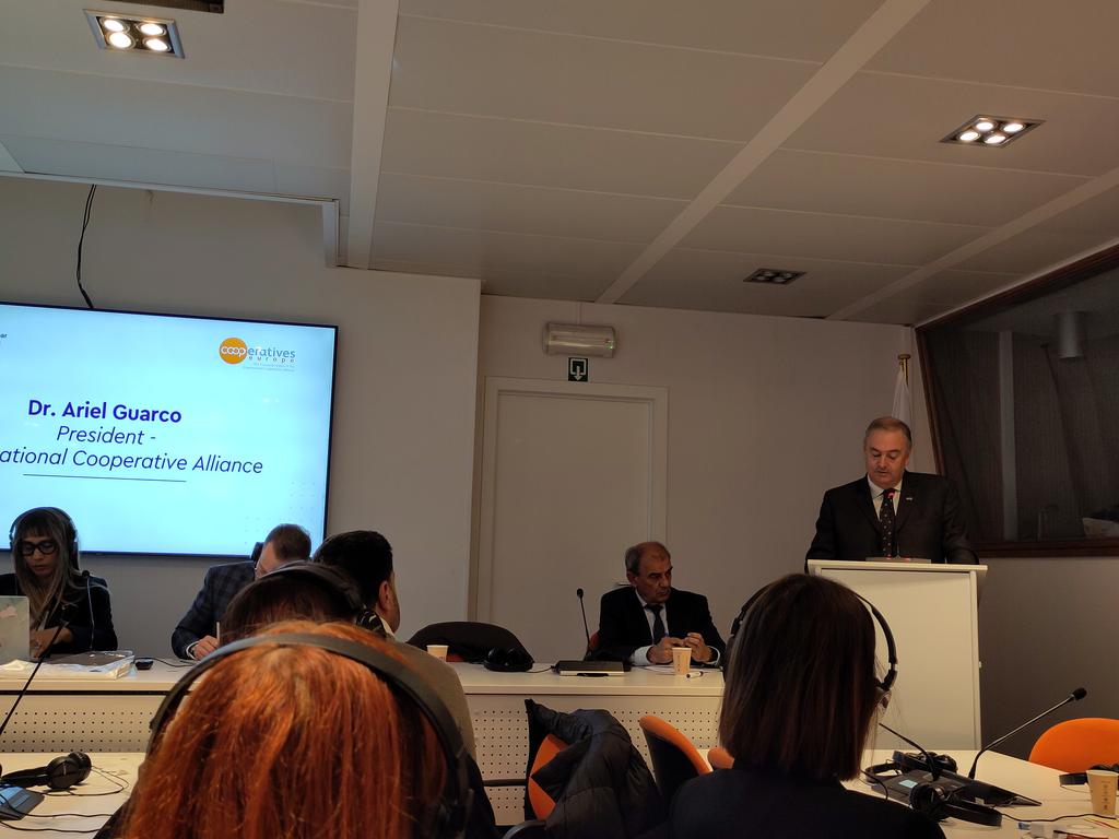 Vivian Woodell (@cooperator1) on Twitter photo Inspiring speech by <a href="/ArielGuarco/">Ariel Guarco</a>, President of <a href="/icacoop/">International Cooperative Alliance</a> as part of the UN International Year of Co-operatives at the <a href="/CoopsEurope/">Cooperatives Europe</a> Leadership Forum in Brussels. #coops Inspiring speech by <a href="/ArielGuarco/">Ariel Guarco</a>, President of <a href="/icacoop/">International Cooperative Alliance</a> as part of the UN International Year of Co-operatives at the <a href="/CoopsEurope/">Cooperatives Europe</a> Leadership Forum in Brussels. #coops