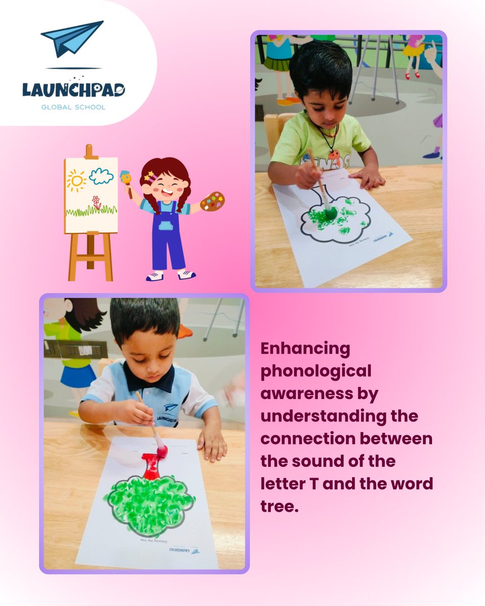 launchpad_sch's tweet image. Tiny hands, big learning! 🌱✨

At LaunchPad Playgroup, every activity is a step towards growth. Our little learners explored the letter T through a fun “Colour the Tree” activity!

These playful moments build a strong foundation for early literacy and self-expression.