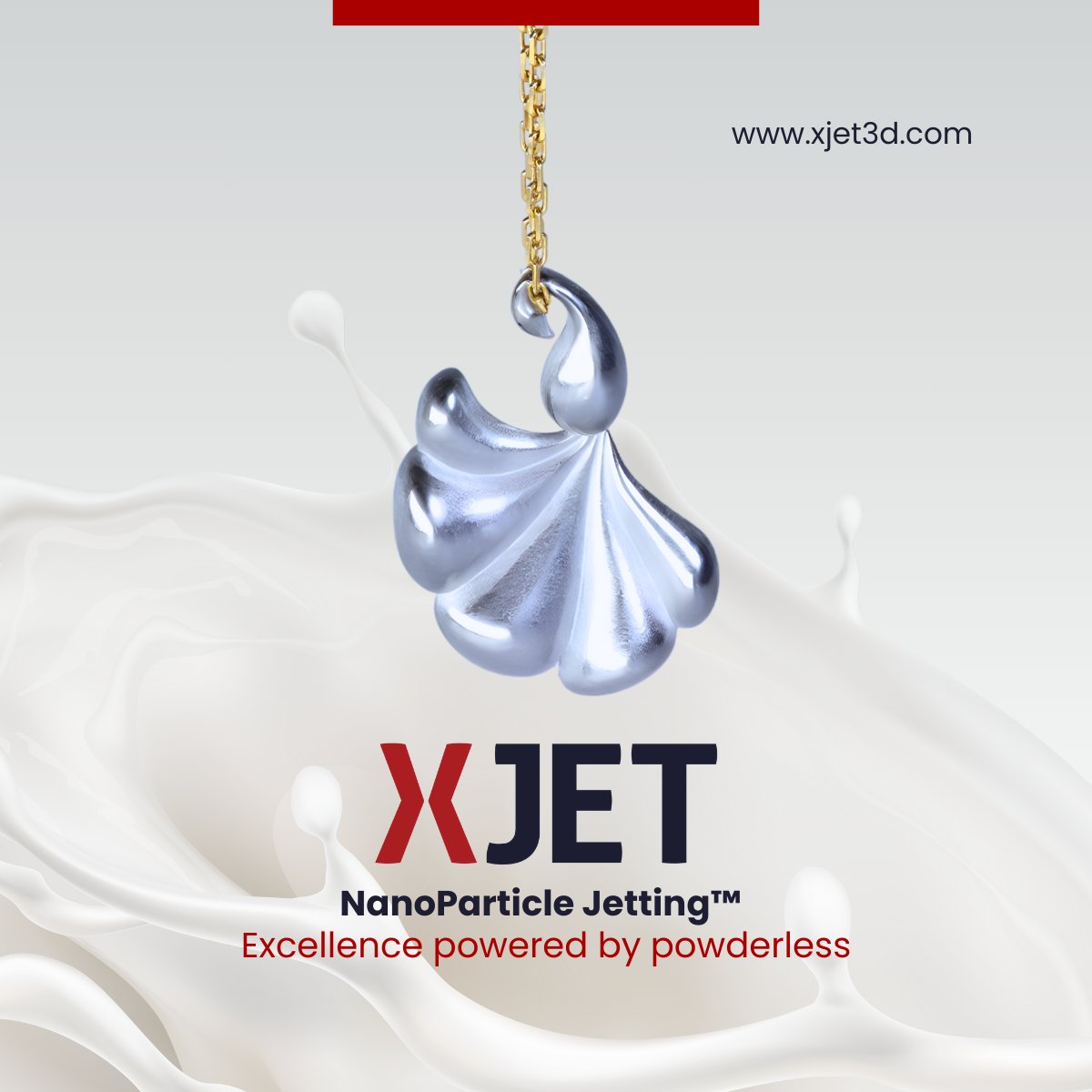 XJet_3d's tweet image. 💍Redefining metal 3D printing for jewelry & accessories.
XJet's #inkjet technology delivers unmatched quality in a powderless approach - creating extraordinary detail & smooth surfaces impossible with traditional methods. xjet3d.com
#XJet3D #AdditiveManufacturing