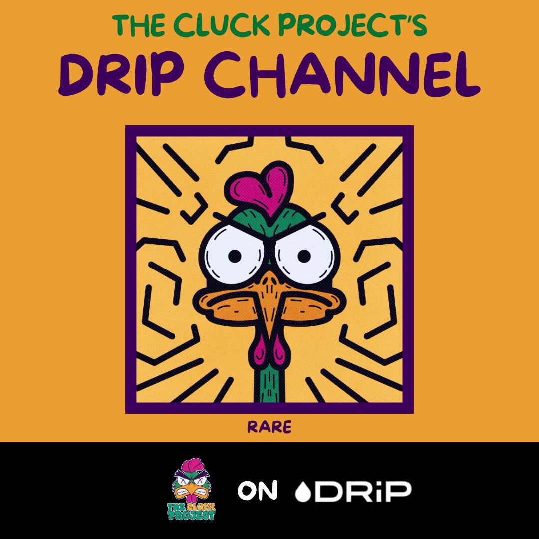 If you are one of the top 25 thankers 💧 on <a href="/drip_haus/">DRiP 💧</a> then this cluck 👇 is coming your way

⏰ 5 days left

🔗 👇