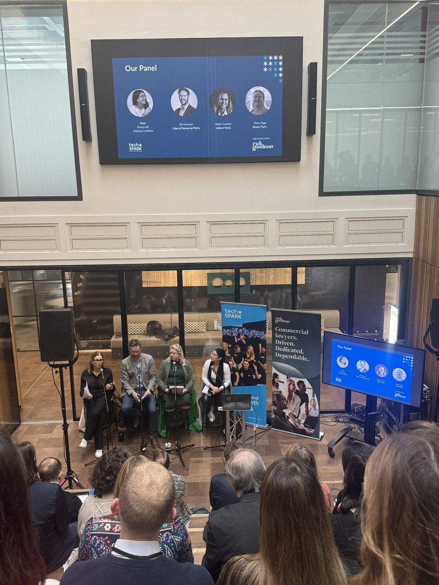 Dan_Martin's tweet image. UK Tech Week kicks off with a @techSPARKuk business hustings for the West of England mayor elections in May. 

I’m here representing @Bristol_CI and #Bristol and the wider region’s creative businesses, a crucial sector to the local economy. 

#UKTechWeek #WestOfEngland