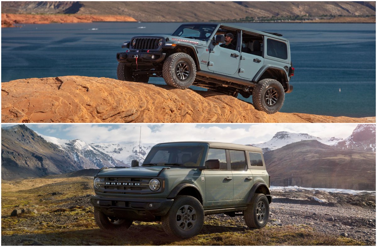 JEEPERSTORE's tweet photo. 🏆 Le Jeep Wrangler toujours devant le Ford Bronco en 2024 ! 🏆

Avec 151 164 unités vendues en 2024, le Wrangler confirme sa domination sur le segment tout-terrain.
 
Découvrez toutes nos pièces pour votre Wrangler : https://t.co/J8lvVFNtFS https://t.co/yT5lkHypWK