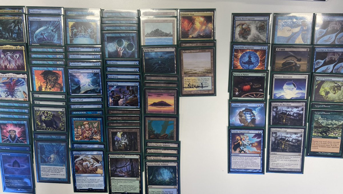 Catta_Ale52389's tweet photo. Top8 at LLM#6 playing ug Omnishow 
Starting from @Sawatarix list I made same little changes 
T1 sneak&amp;show 🔥 🔥 
T2 mono B aggro 💧 🔥 🔥 
T3 jeskai control 🔥 🔥 
T4 ub tempo 🔥 💧 🔥 
T5 ub ninja ID
T6 bant nadu ID
@TopSugo https://t.co/rUdmeHU6cS