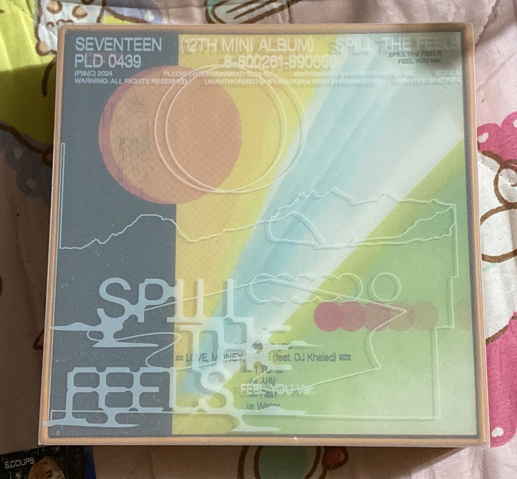 kaigene_'s tweet photo. Spill The Feels Feel You Version (first press)

inclusions: outer box, lyric book, photo book, stickers, folded poster, cd, scratch card, stamp

– best condition

🏷️ 350 + lsf

wts lfb seventeen svt spill the feels album s coups jeonghan joshua jun hoshi wonwoo woozi the8 mingyu https://t.co/jjaSYOPUEB