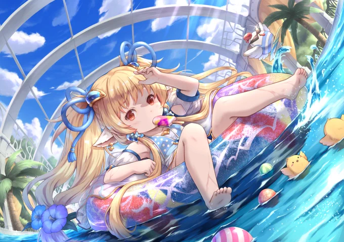 水着マキラちゃんだー 実装記念に再掲しとく!#グラブル #GranblueFantasy 