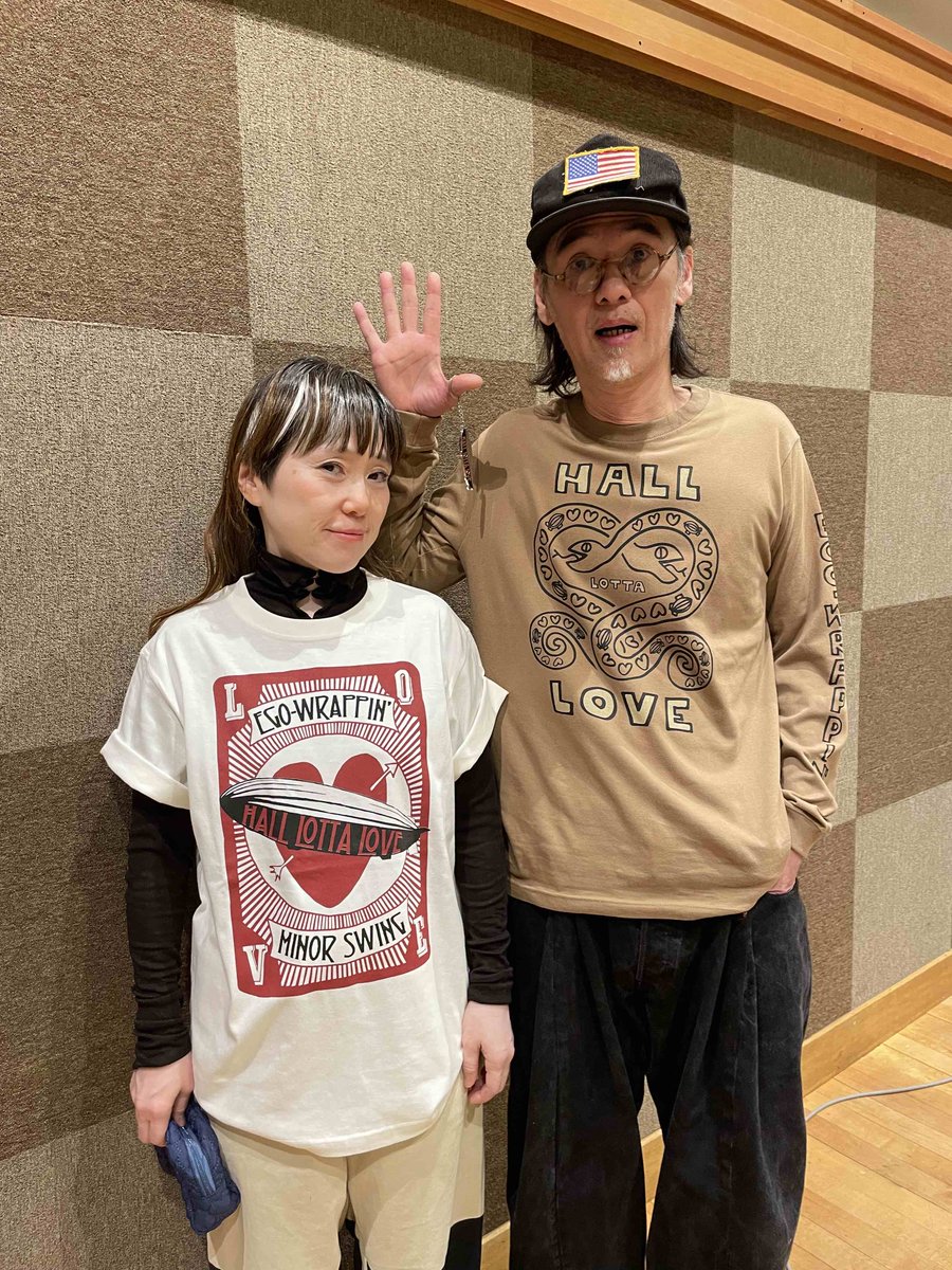 よっちゃん着用サイズ／Tシャツ／Mサイズ 森ラッピン着用サイズ