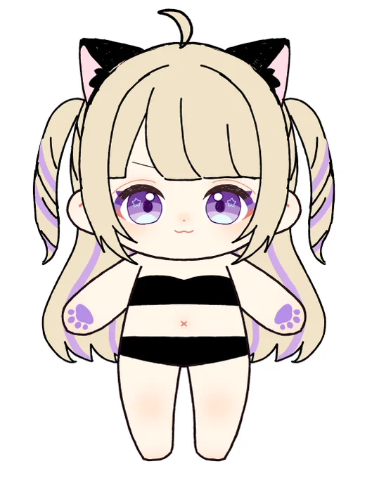 実はほしすぎてこういう素体ラフを遠い昔に描いてます。 誰か～～～～