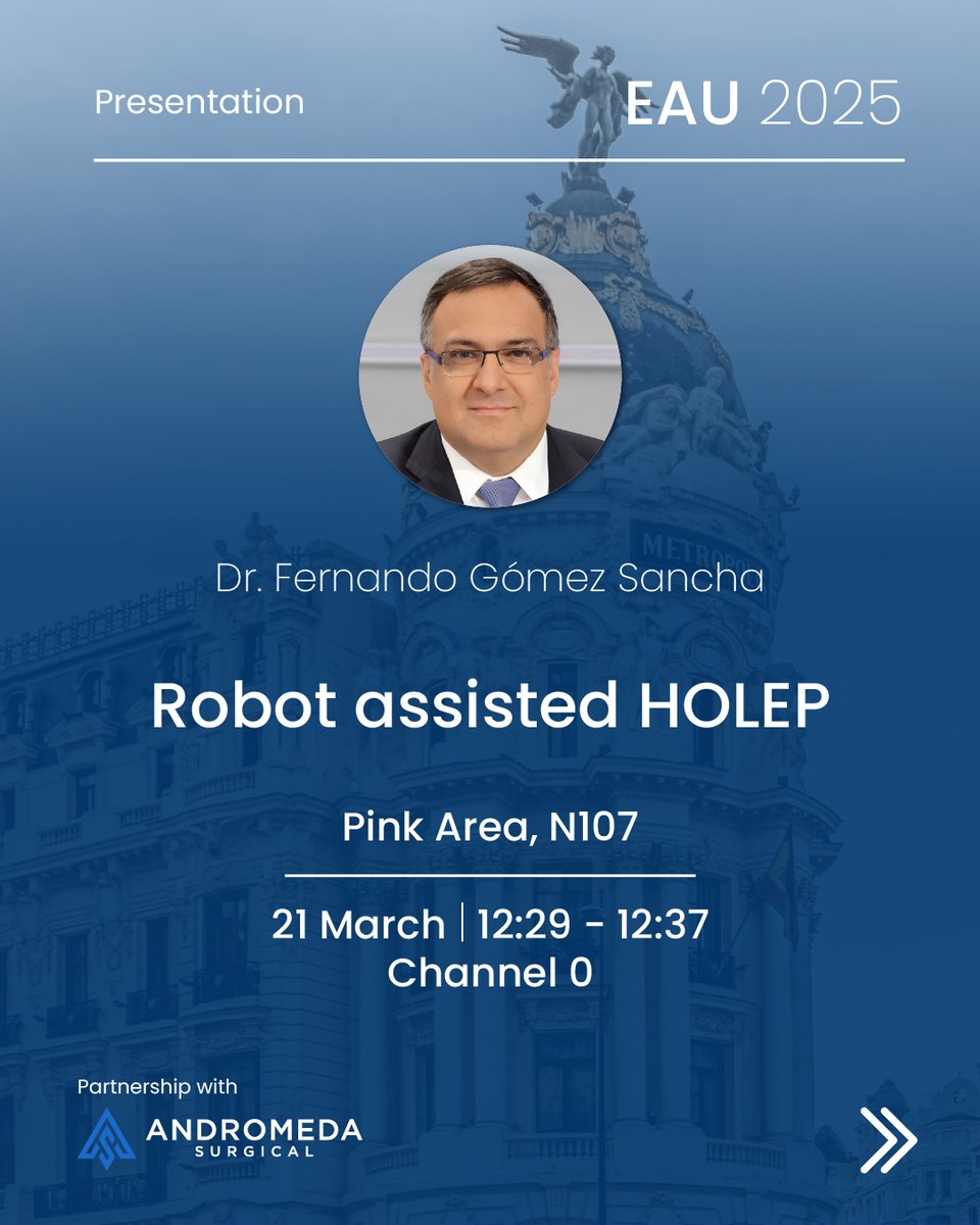 quanta_system's tweet photo. #QuantaSystem &amp; @andromedasurg are joining forces to bring cutting-edge innovation to #EAU25! 
Don’t miss these 2️⃣ events with Dr. @fgomsan &amp; Dr. @uroledezma, where expertise and technology come together.

📅 21 March &amp; 24 March📍 IFEMA, Madrid

#bequanta #UrologyInnovation https://t.co/gExrgXOMHo