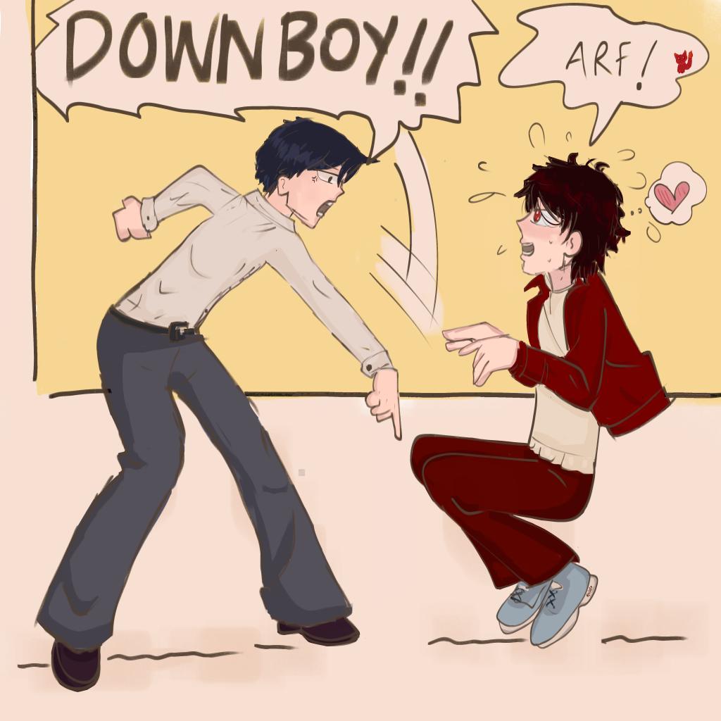hexie :  DOWN BOY !!

#bab #binganben #病案本 #hexie