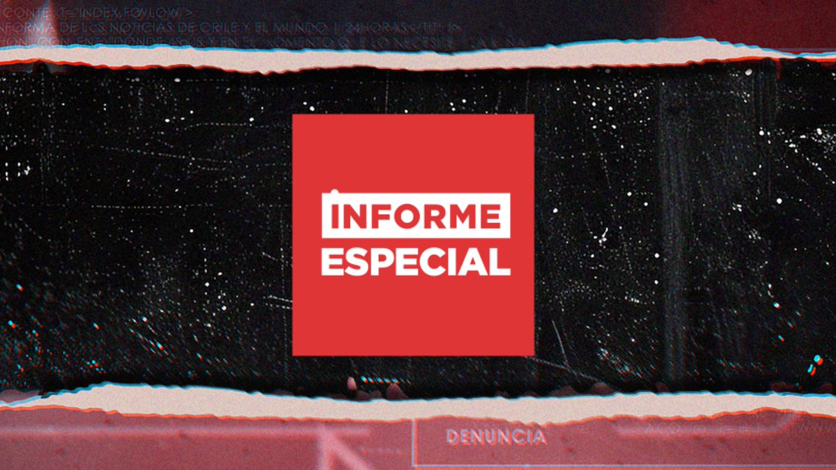 🟥 #InformeEspecialTVN

¡Ya estamos al aire! Bienvenidos a Informespecial.cl el nuevo sitio del programa de investigaciones de TVN

Conócelo acá ⬇
informespecial.cl
