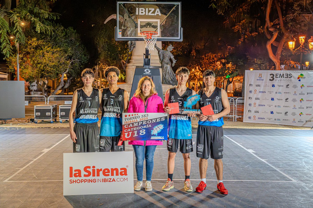 IBIBALL 3x3 2025. Baloncesto 3x3 en el centro de Ibiza. Categorías PRO, U15 y U18. Tres días seguidos de basket y diversión en una ubicación inmejorable.