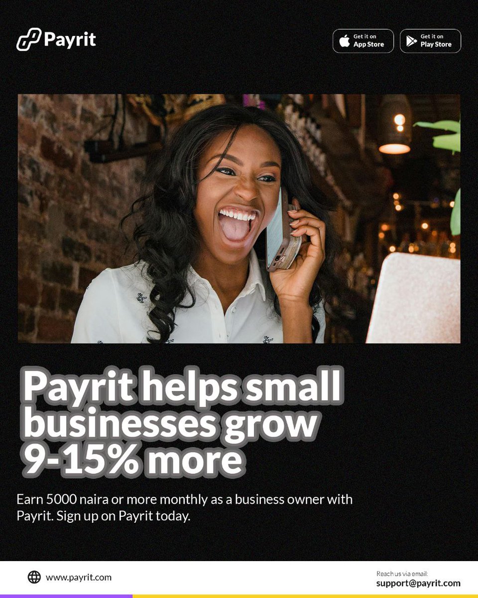 PayritSupport's tweet photo. Grow your business effortlessly with Payrit!🚀 Earn more, save more, and scale faster. Sign up today and watch your profits rise! #Payrit #SmallBusinessGrowth #SmartPayments https://t.co/spIXOk9nkk